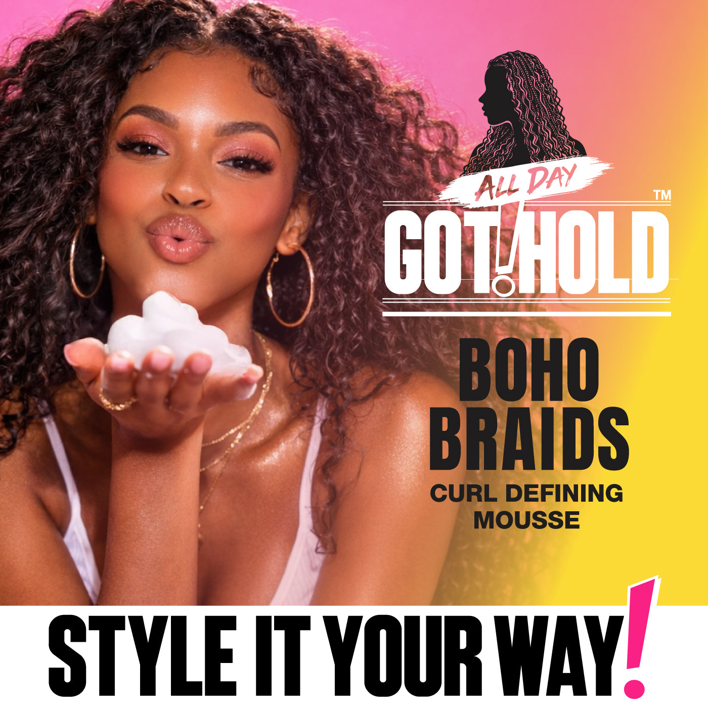 Boho Braids Curl Defining Mousse