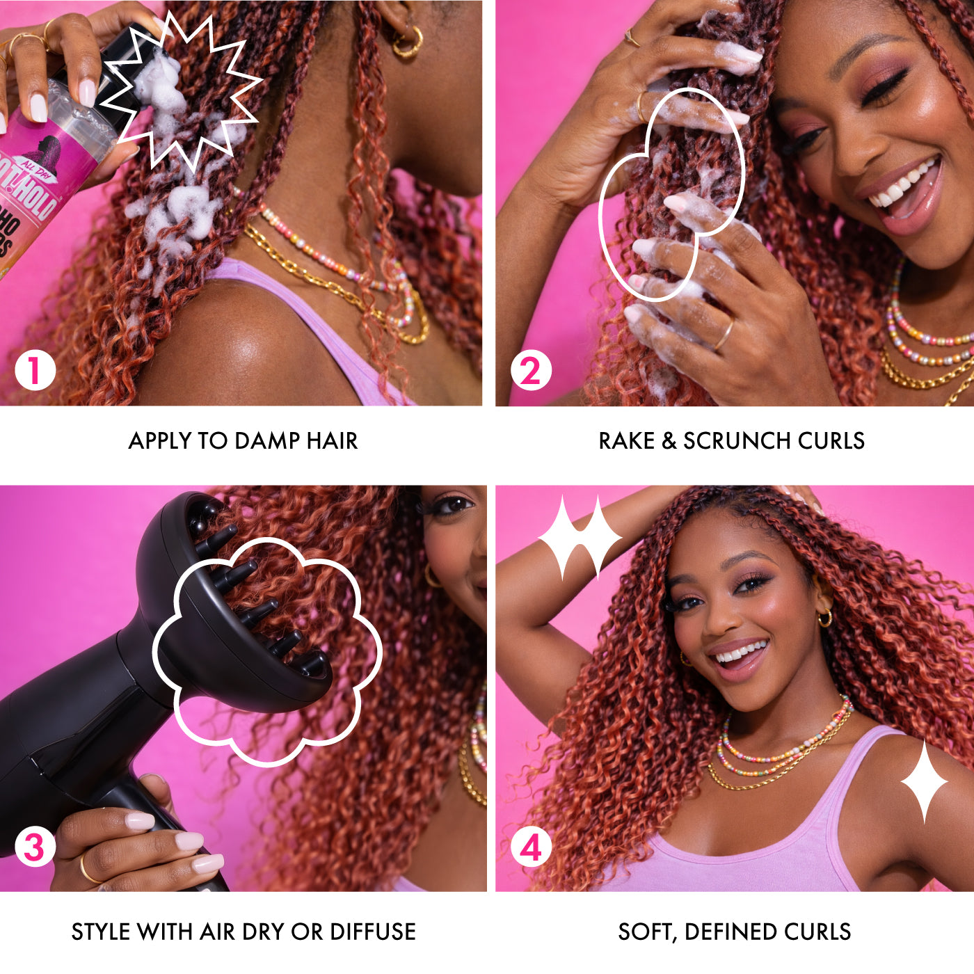 Boho Braids Curl Defining Mousse