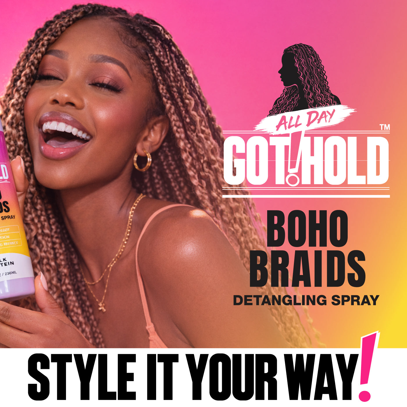 Boho Braids Detangling Spray