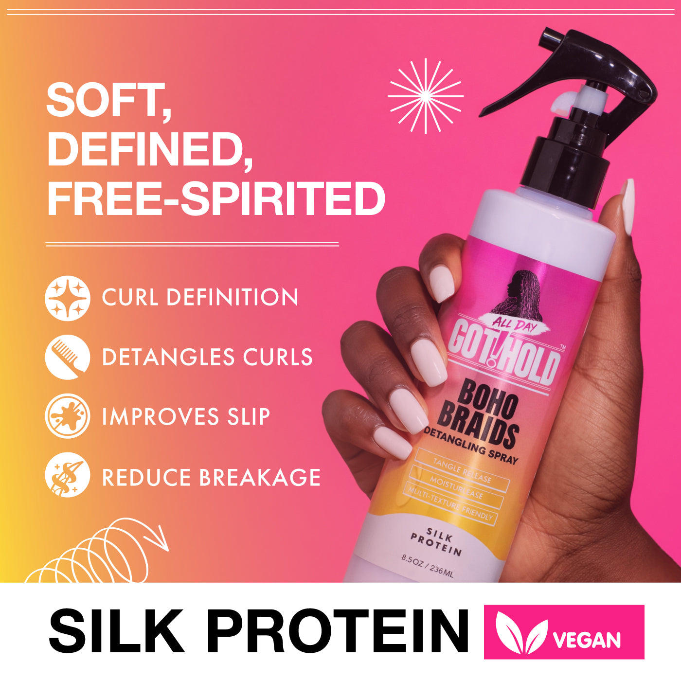 Boho Braids Detangling Spray