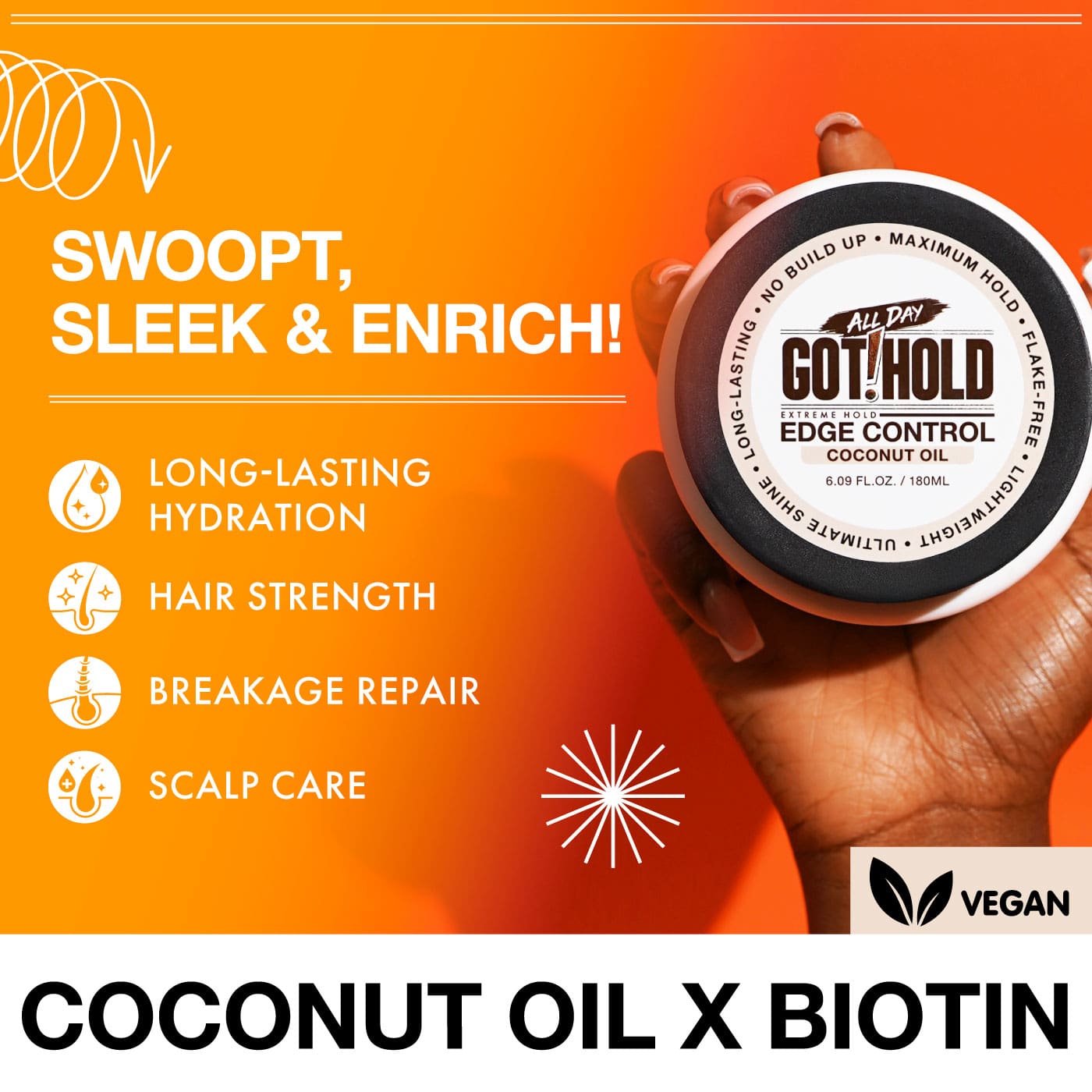 Edge Control – Coconut Oil