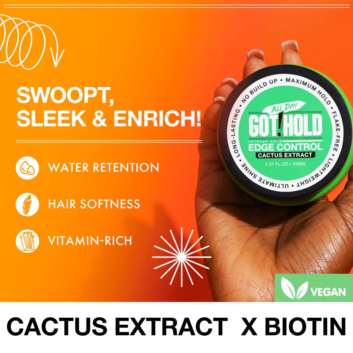 Edge Control – Cactus Extract
