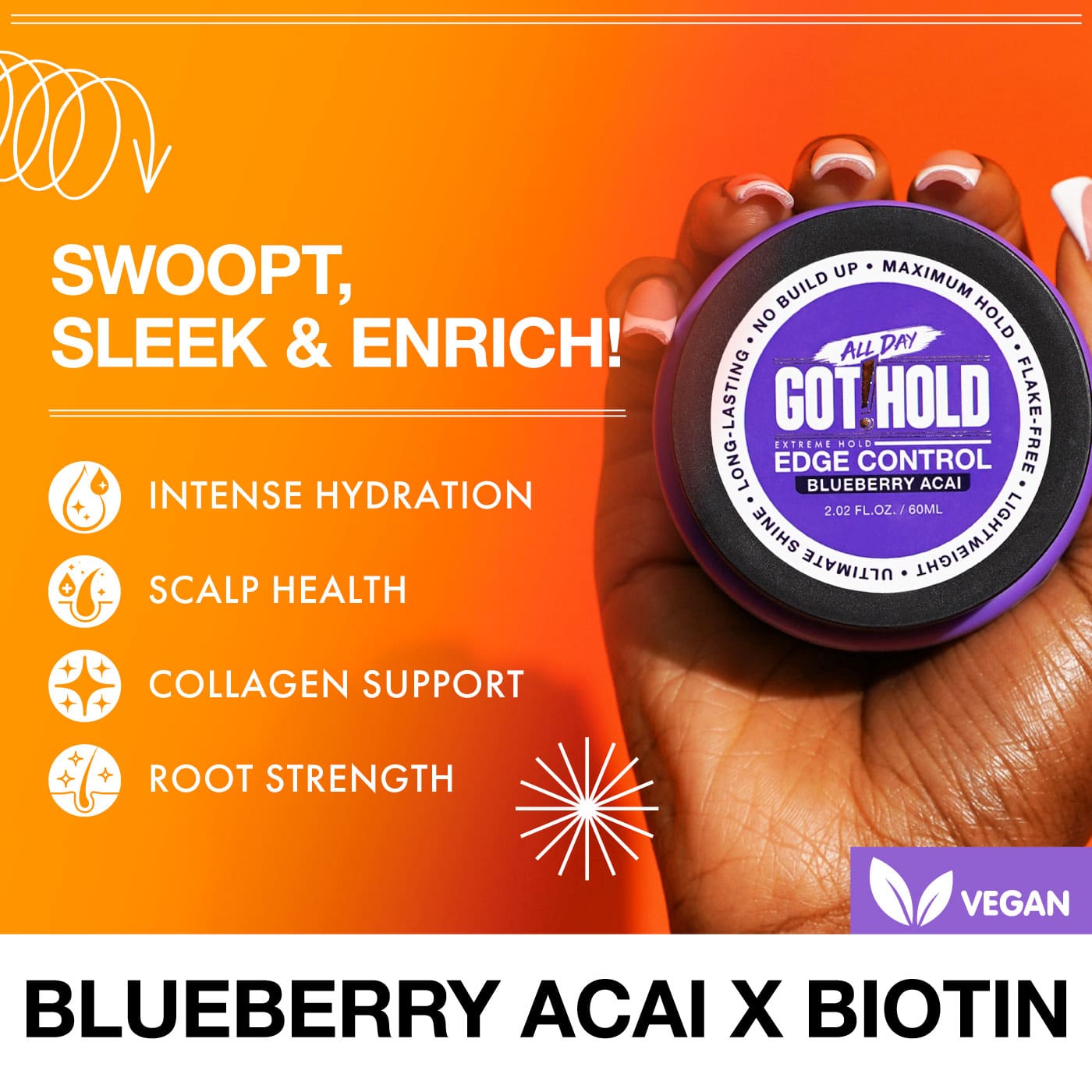 Edge Control – Blueberry Acai