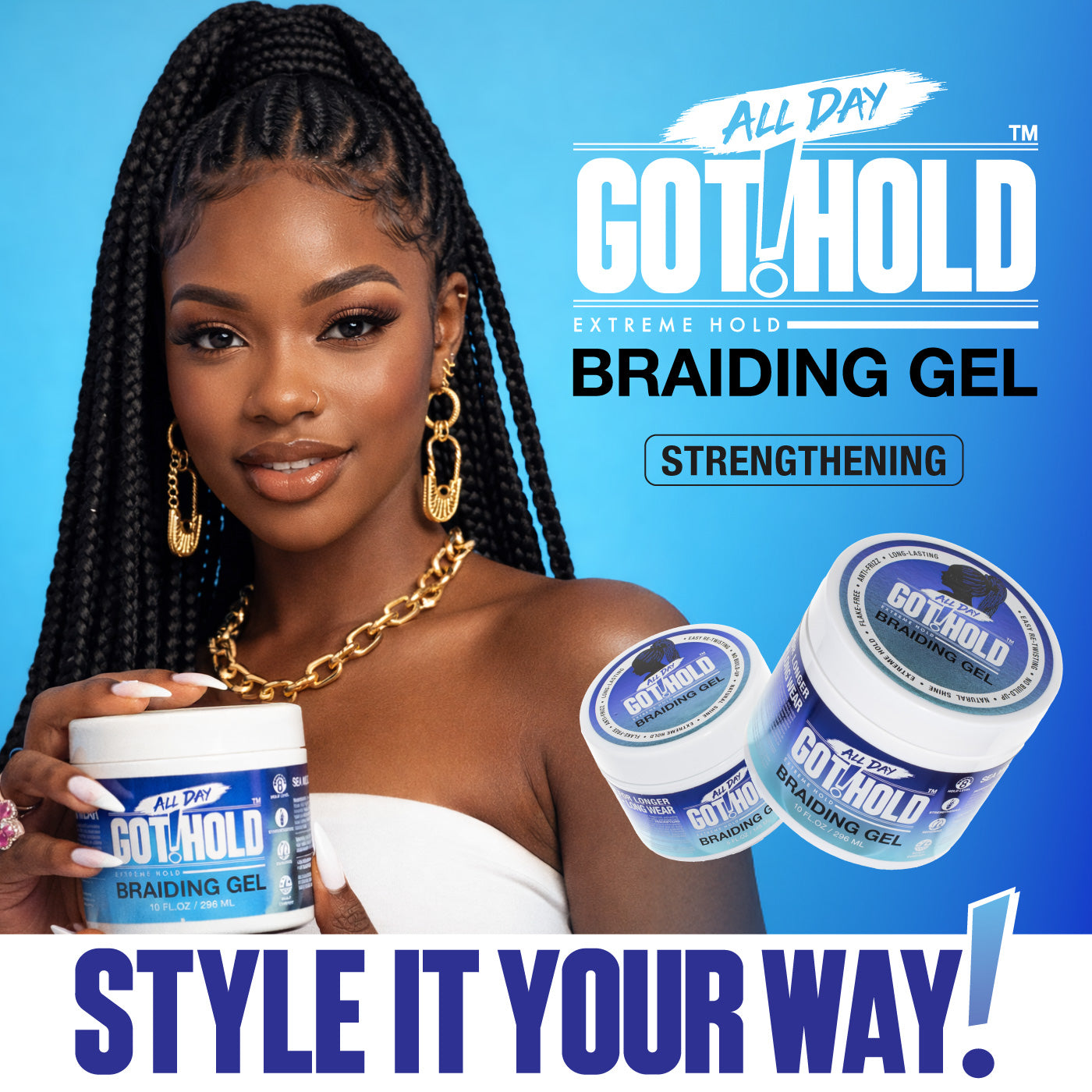 Braiding Gel 'Anti-Breakage'
