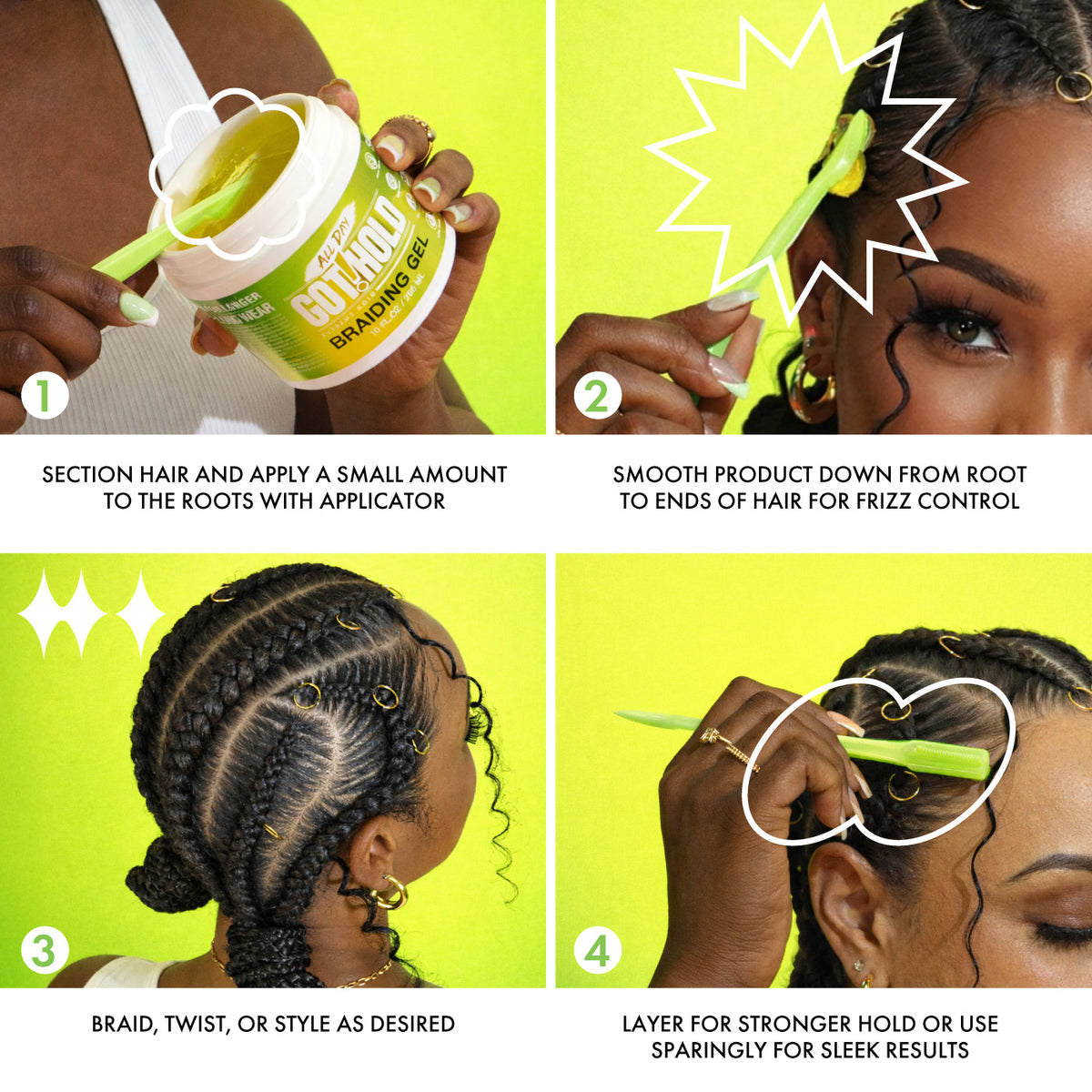 Braiding Gel 'Hair Gro'