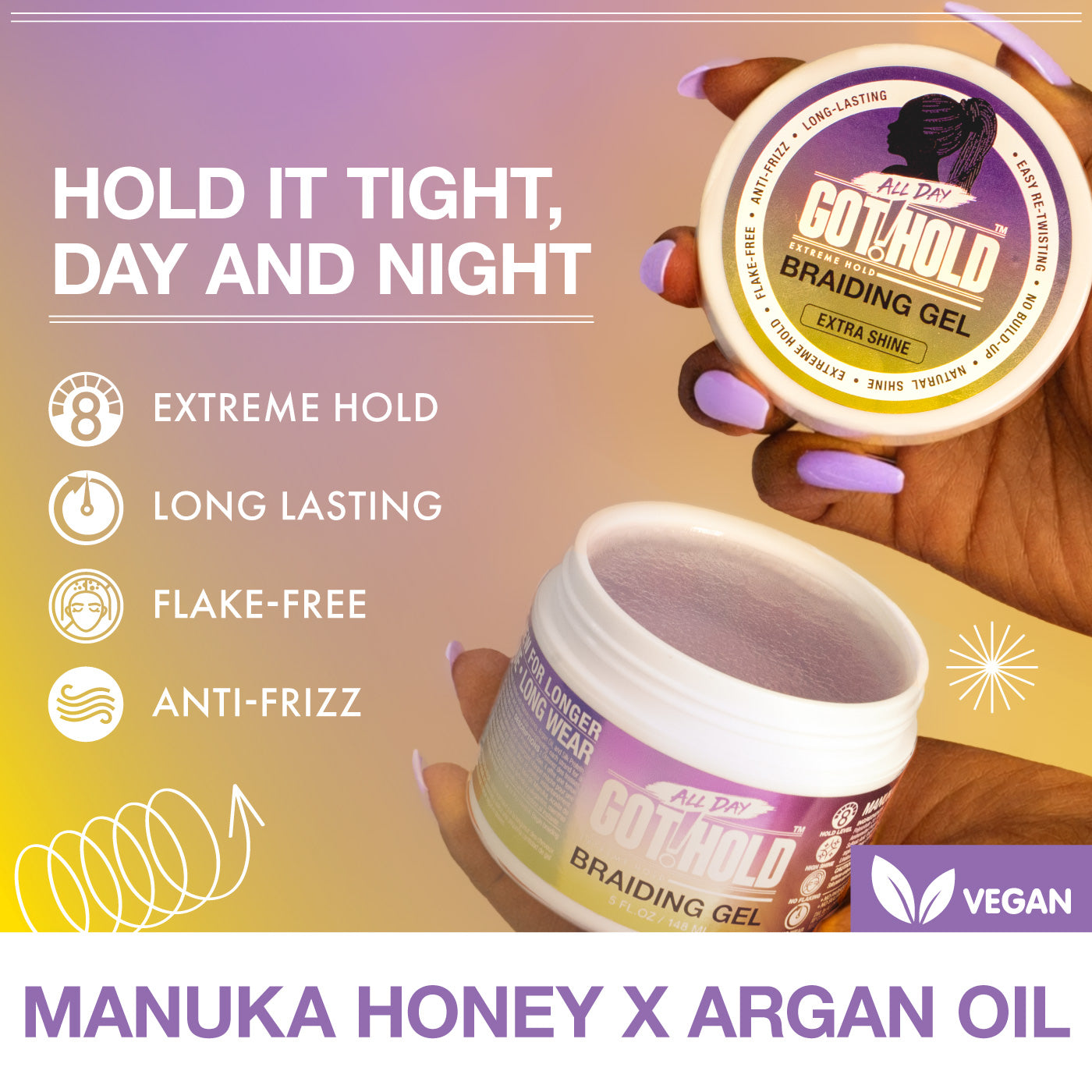 Braiding Gel 'Extra Shine'