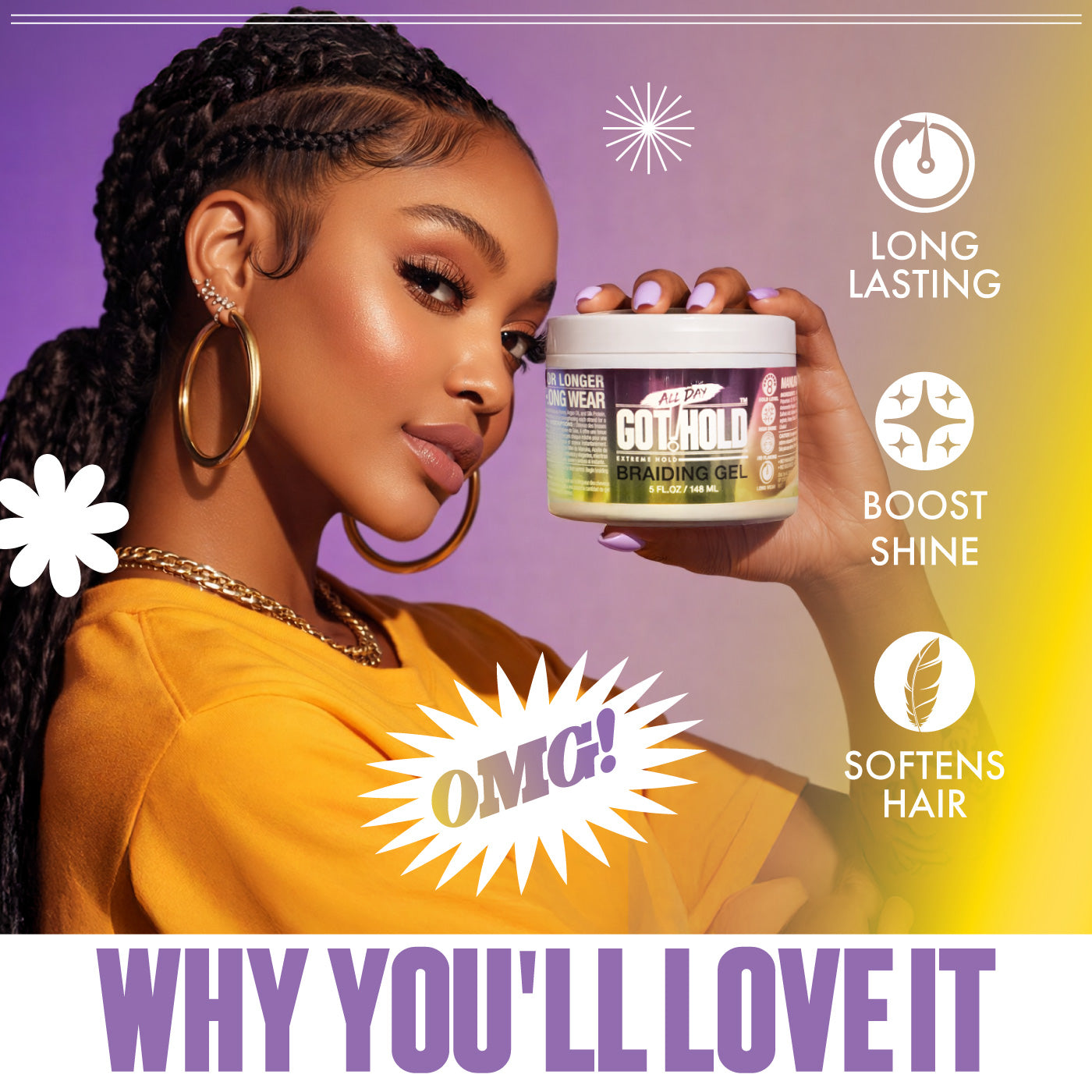 Braiding Gel 'Extra Shine'