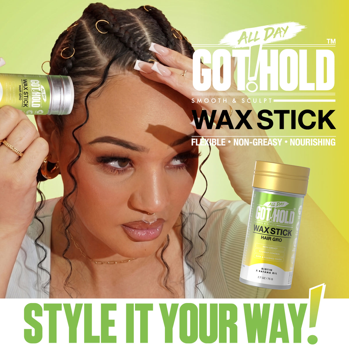 Wax Stick 'Hair Gro'