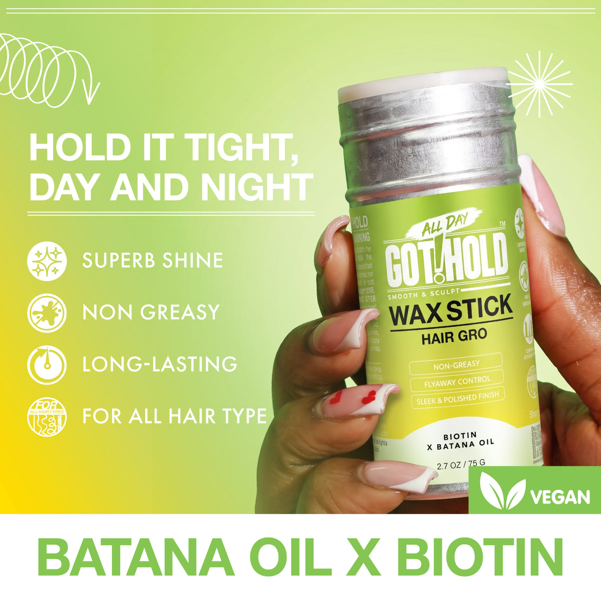 Wax Stick 'Hair Gro'