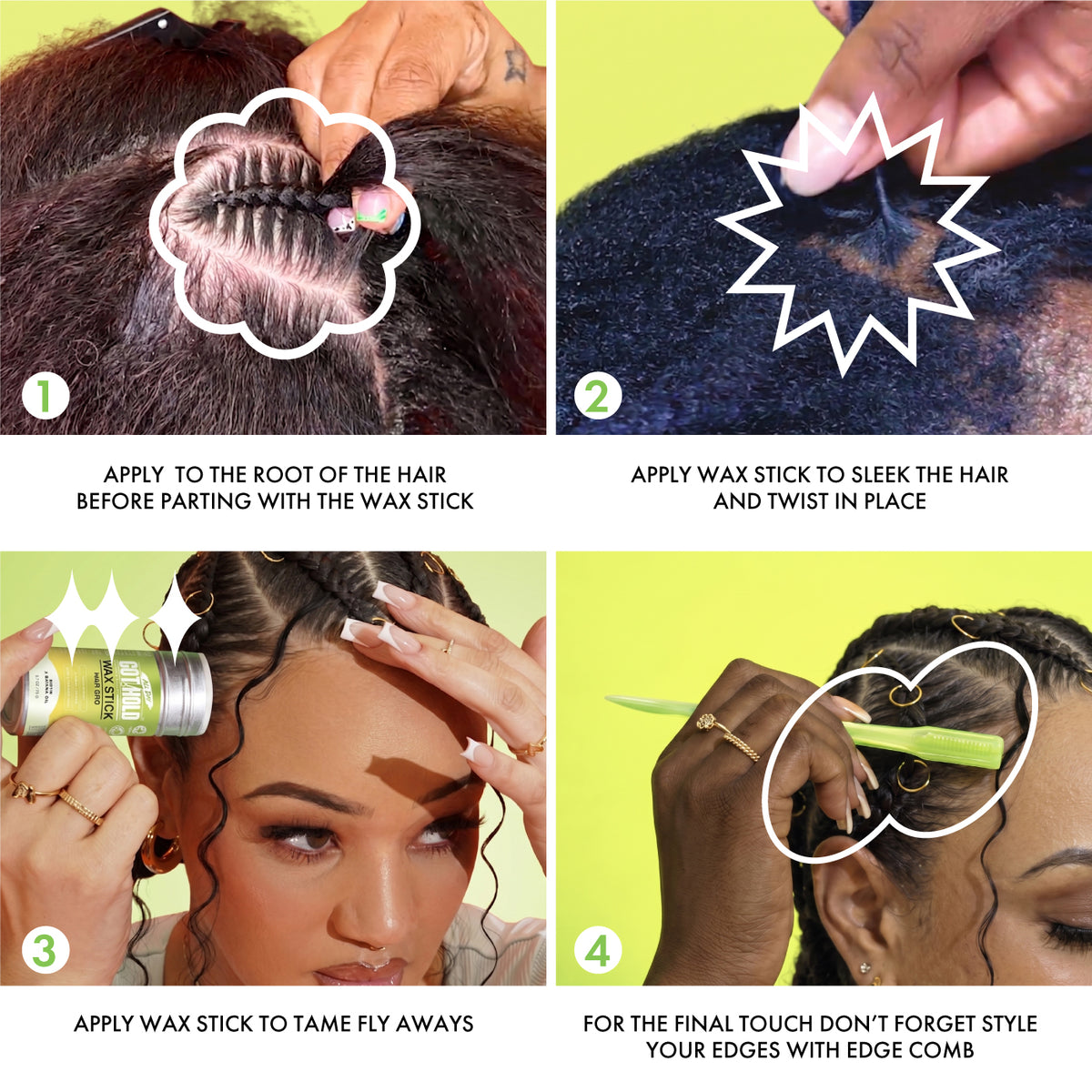 Wax Stick 'Hair Gro'